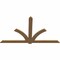Ekena Millwork Redmond Smooth Timber Gable Bracket, Western Red Cedar, 96"W x 56"H x 1 1/2"D x 5 1/2"F, 14/12 Pitch GBW096X56X0206RED00SWR - alternate 2
